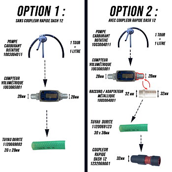 FUEL TRANSPARENT HOSE DASH 12