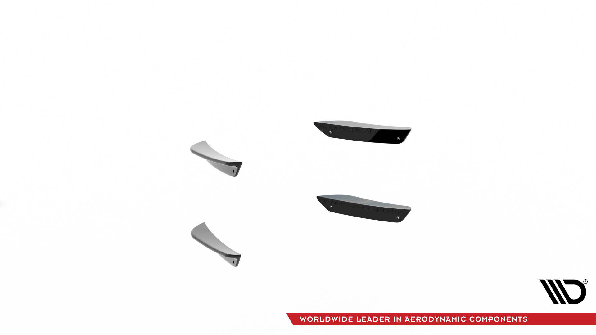 Front Bumper Wings (Canards) Porsche 911 Carrera Aero 992 - 8