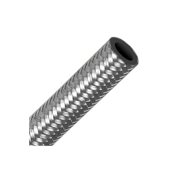 NITRILE HOSE BRAIDED STAINLESS DASH 6 AEROFLOW