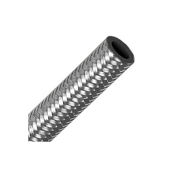 NITRILE HOSE BRAIDED STAINLESS DASH 6 AEROFLOW