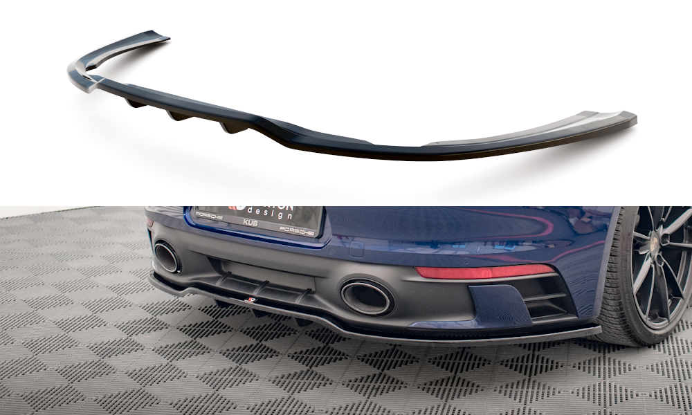 Central Rear Splitter (Vertical Bars) V.1 Porsche 911 Carrera Aero / Carrera GTS 992