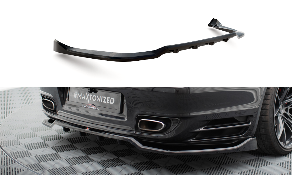Central Rear Splitter (Vertical Bars) Porsche 911 Turbo 997