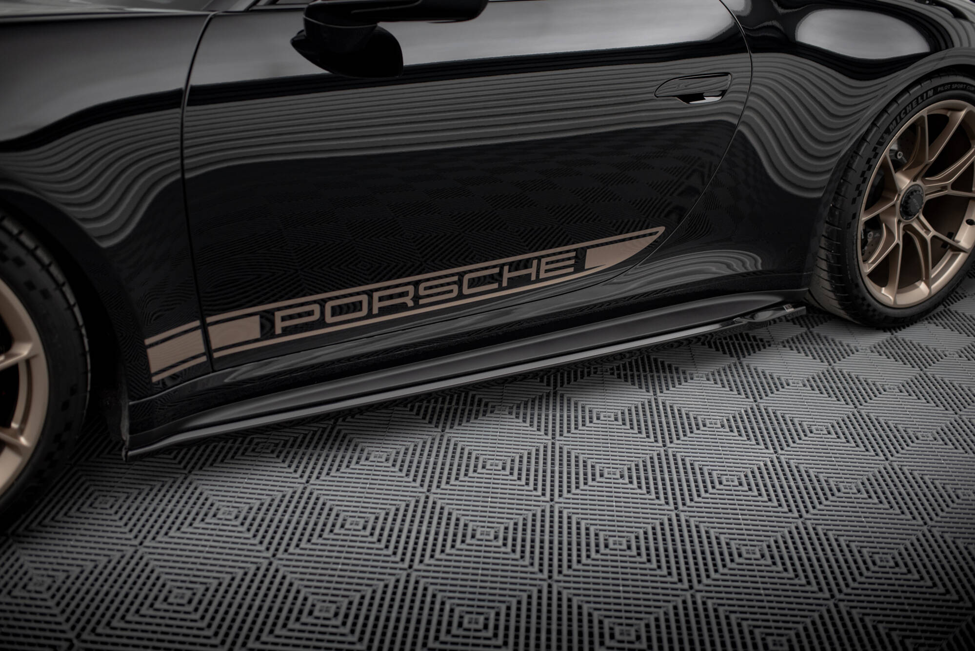 Side Skirts Diffusers Porsche 911 992 GT3 - 2