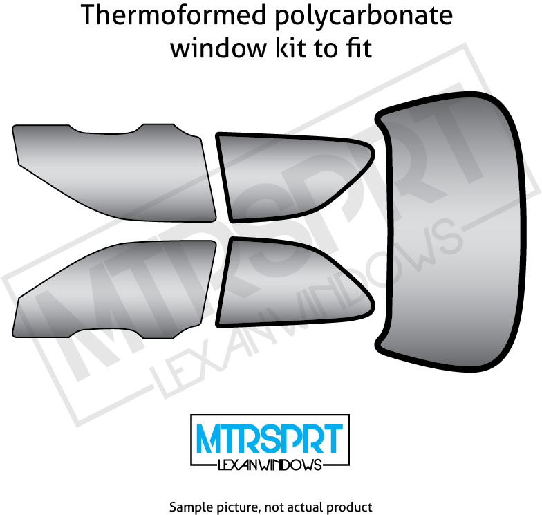 HONDA S2000 99-09 MTRSPRT LEXAN REAR WINDOW