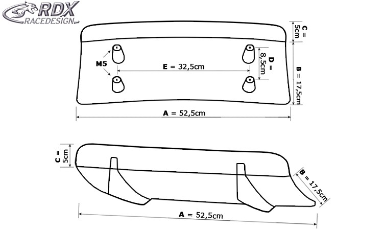 REAR DIFFUSOR U-DIFF UNIVERSAL - 4