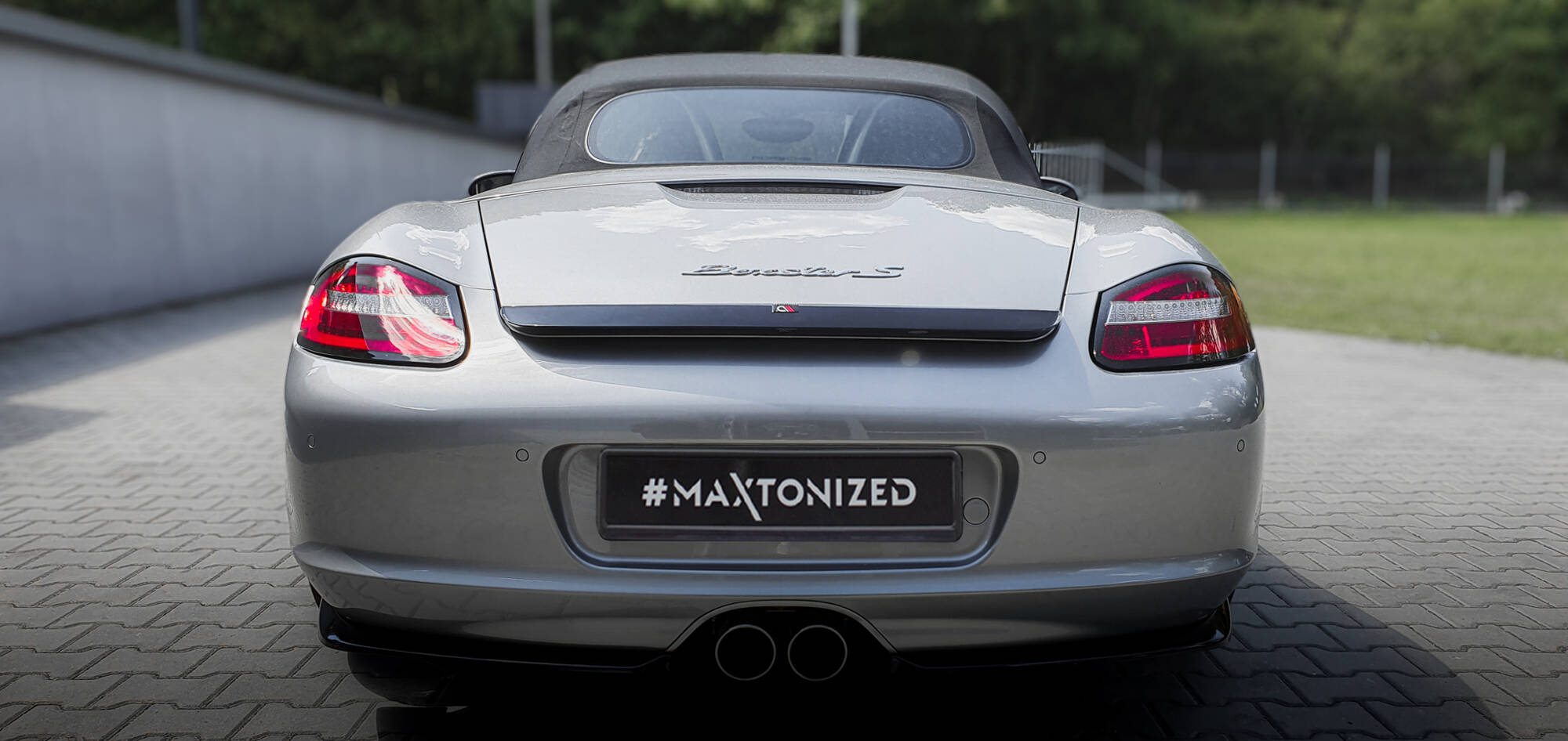 Rear Side Splitters Porsche Boxster 987 - 3