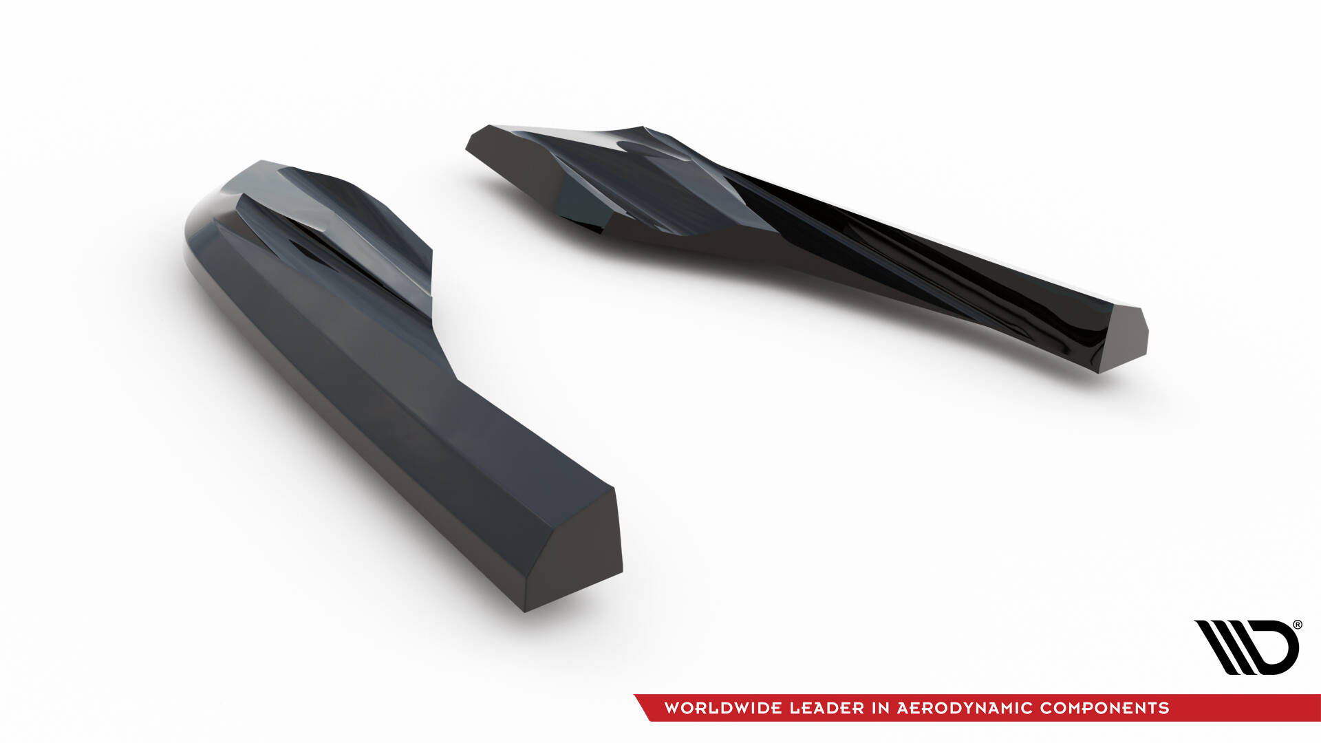 Rear Side Splitters Porsche Taycan Cross Turismo 4S - 6