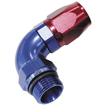 MALE PIN 90° DASH 10 -  7/8X14 NPT ALU