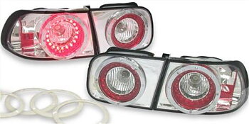 HONDA CIVIC 92-95 2/4D LXS-TAILLIGHTS DEPO LED CHROME