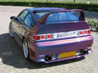 HONDA CRX 88-91 LXS-TAILLIGHTS CHROME - 2