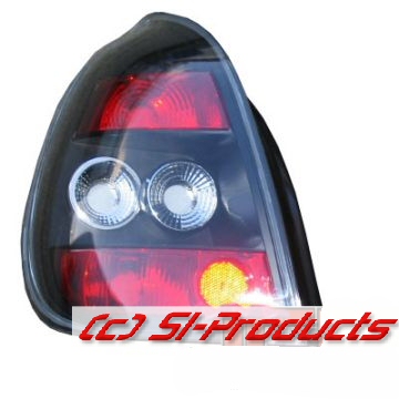 TOYOTA COROLLA E11 97-00 LXS-BAKLAMPOR JDM SVARTA