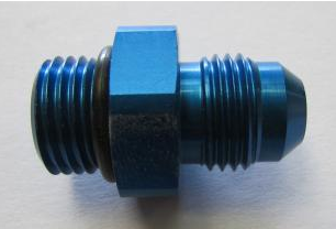 MALE TO MALE ADAPTER HOLE OUT MASTER CYLINDER COMPATIBLE 7/16 JIC4 - 3/8 UNF