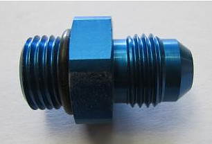 MALE TO MALE ADAPTER HOLE OUT MASTER CYLINDER COMPATIBLE 7/16 JIC4 - 3/8 UNF