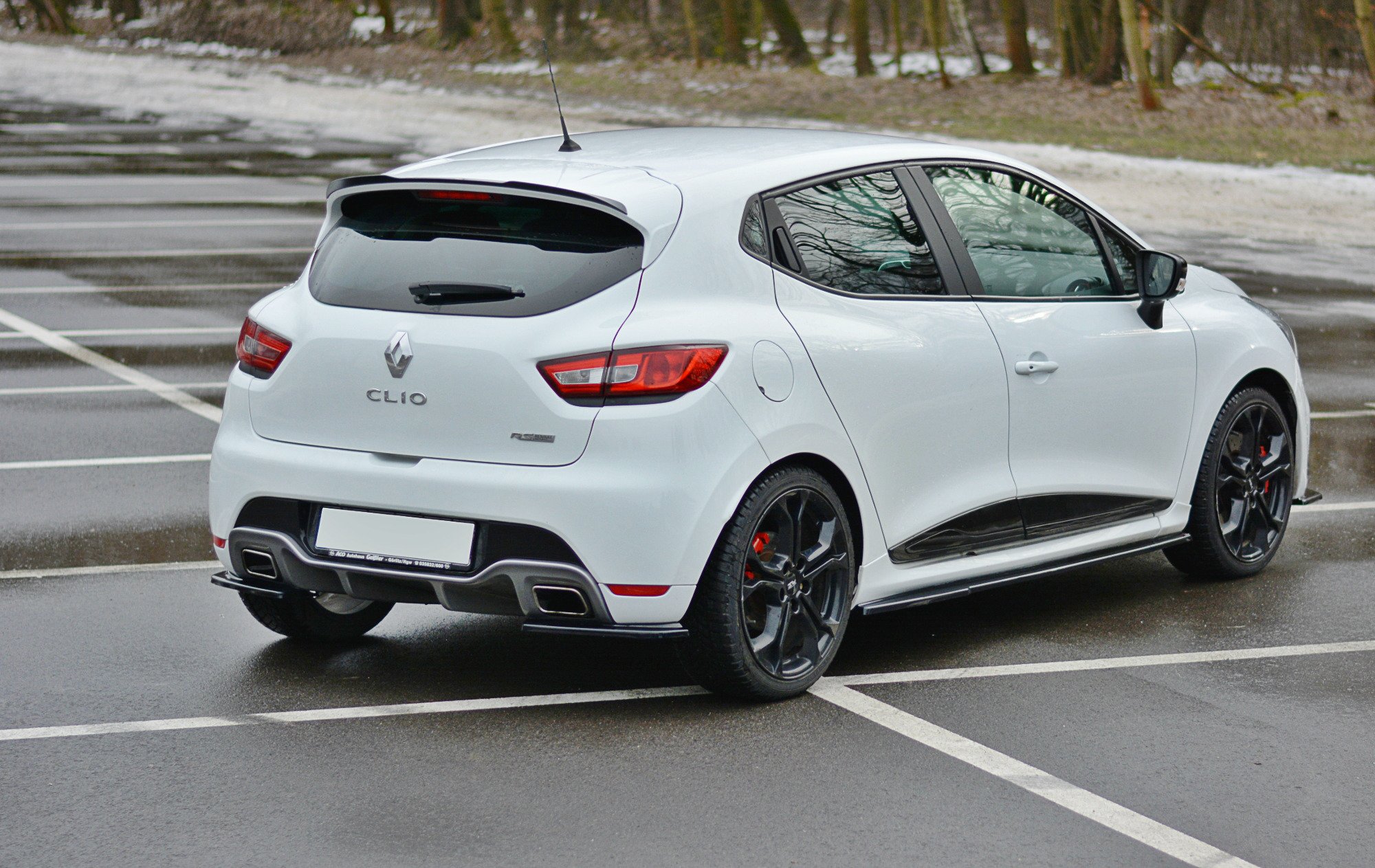 Rear Side Splitters Renault CLIO MK4 RS (2013-2019) - 2