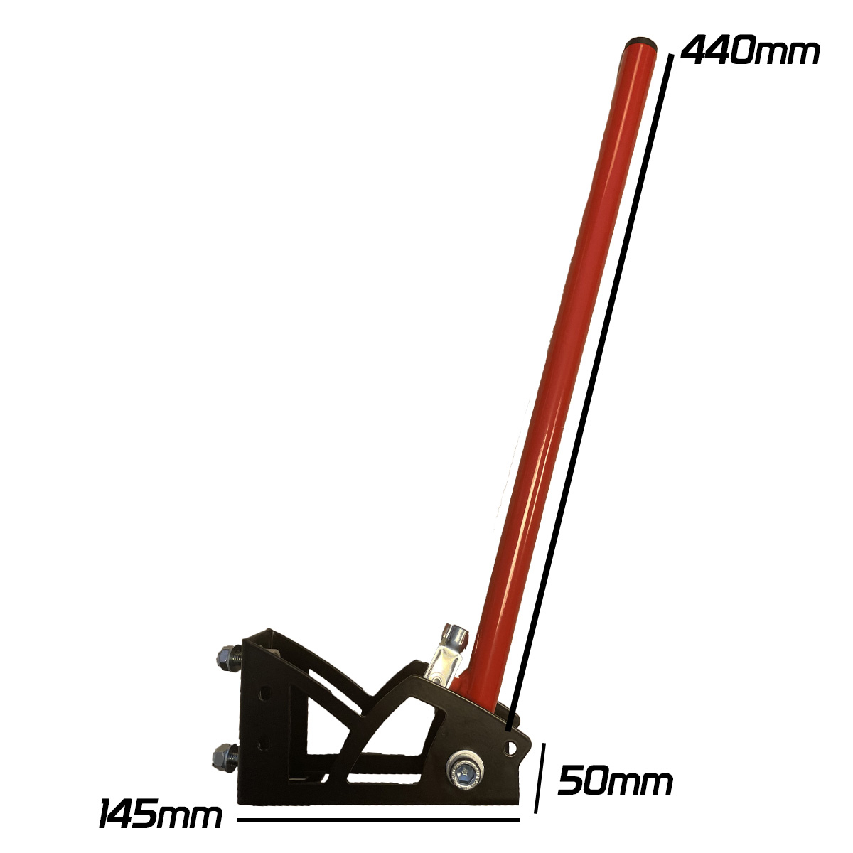 RED VERTICAL HYDRAULIC HAND BRAKE - 2