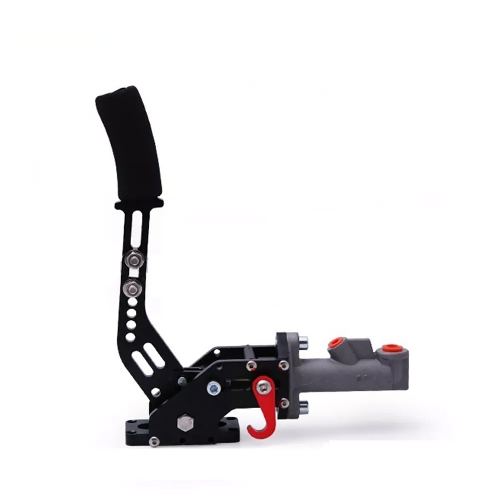 ALUMINUM ONE HYDRAULIC HANDBRAKE WITH PARKING PAWL AND 0.625 MASTER CYLINDER