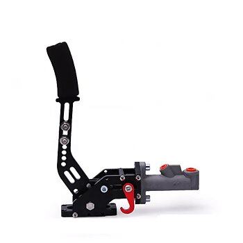 ALUMINUM ONE HYDRAULIC HANDBRAKE WITH PARKING PAWL AND 0.625 MASTER CYLINDER