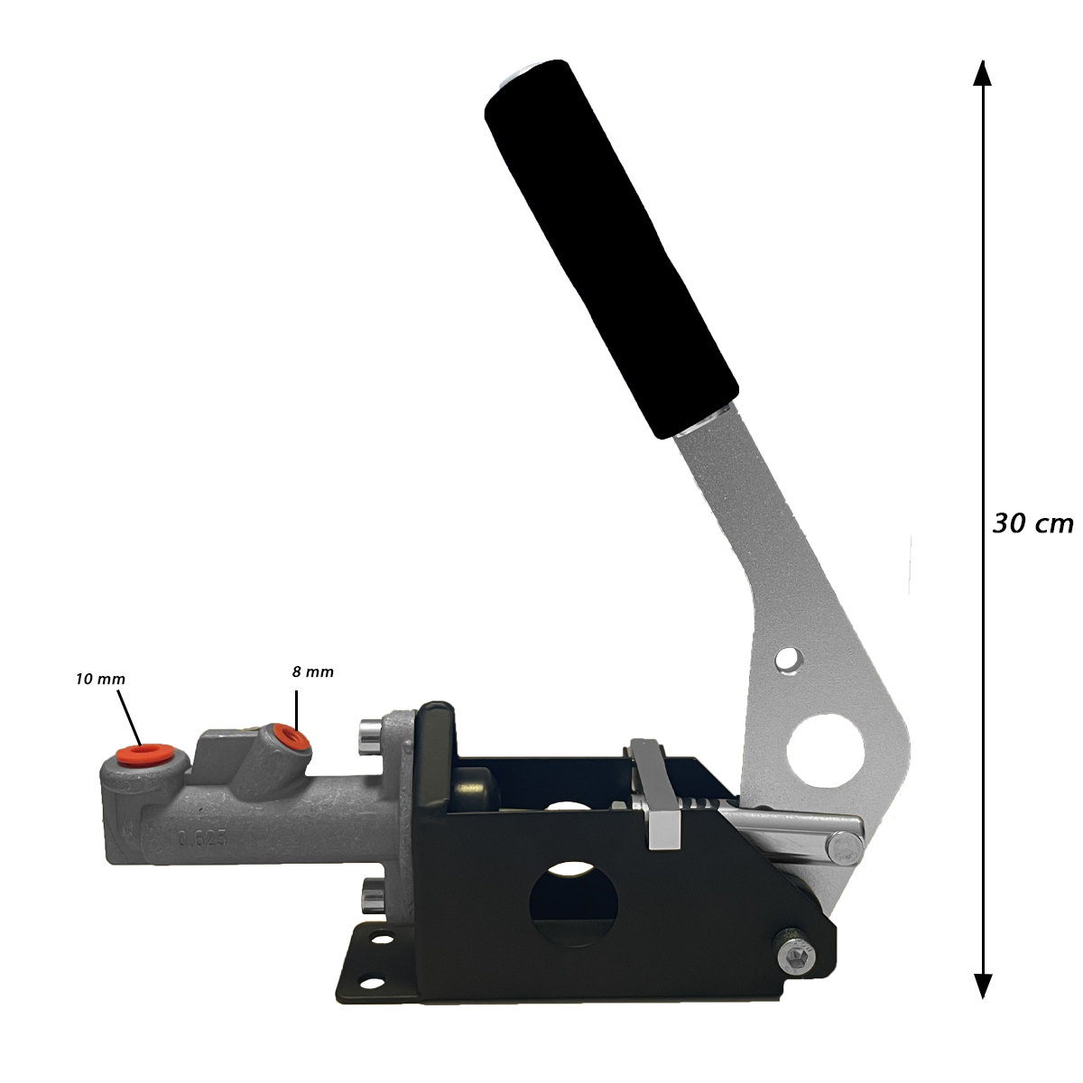 UNIVERSAL HYDRAULIC RACING HANDBRAKE VERTICAL / HORIZONTAL WITH MASTER CYLINDER - 4
