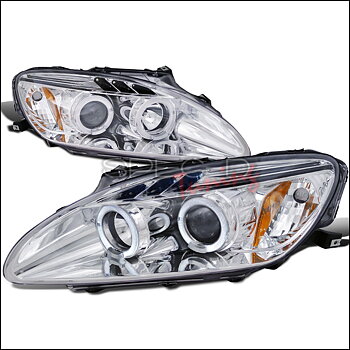 HONDA S2000 04-09 AP2 CLEAR PROJECTOR HEADLIGHTS +ANGEL EYES