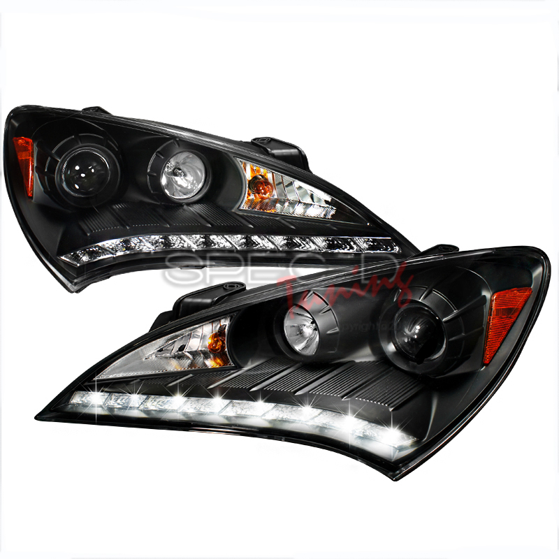 HYUNDAI GENESIS 09+ SVARTA HOUSING LED PROJEKTOR STRÅLKASTARE