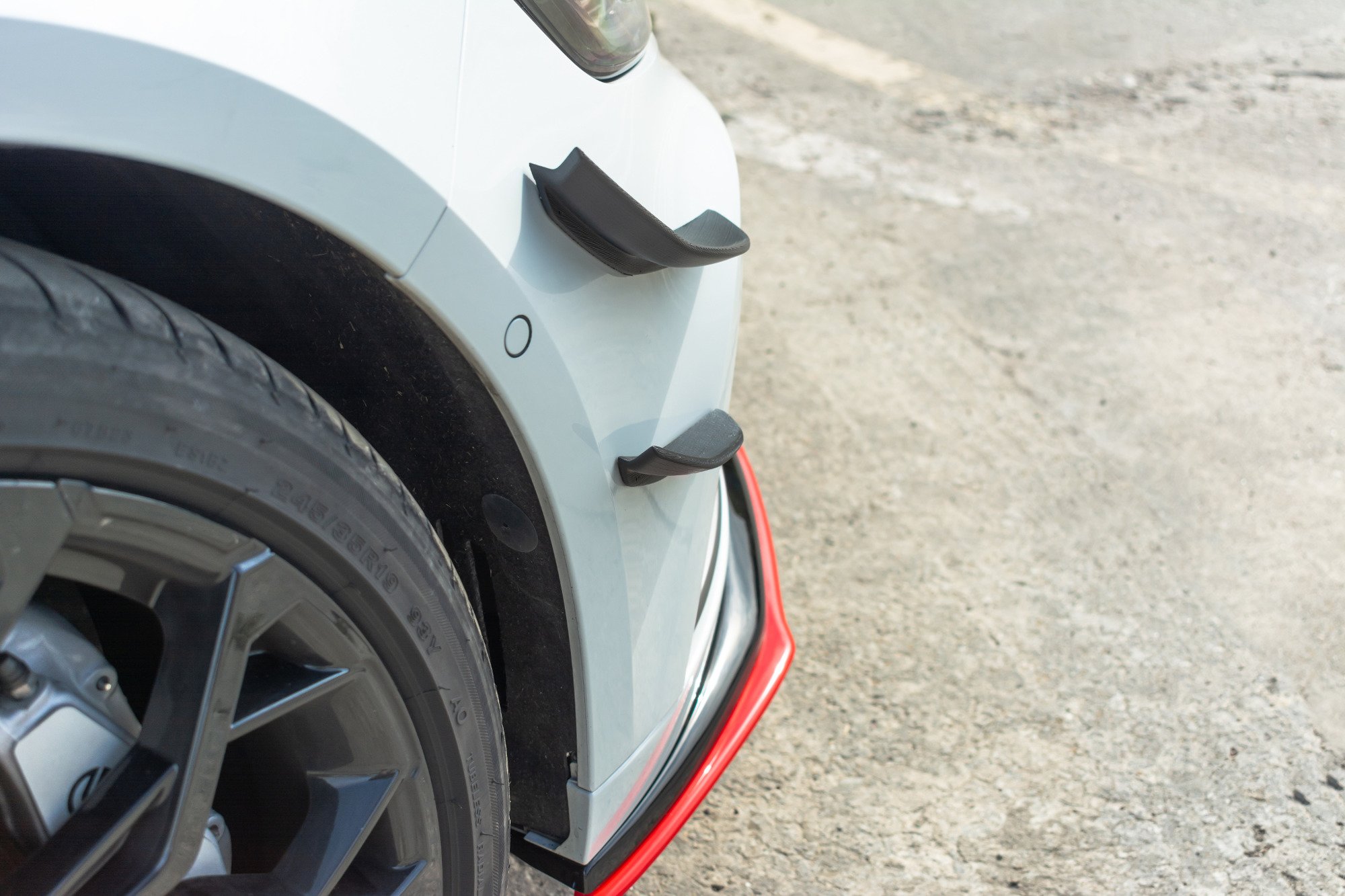 Front Bumper Wings (Canards) Renault Megane MK4 RS (2018-2020) - 4