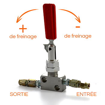 7 POSITIONS LEVER PRESSURE LIMITATOR / REGULATOR