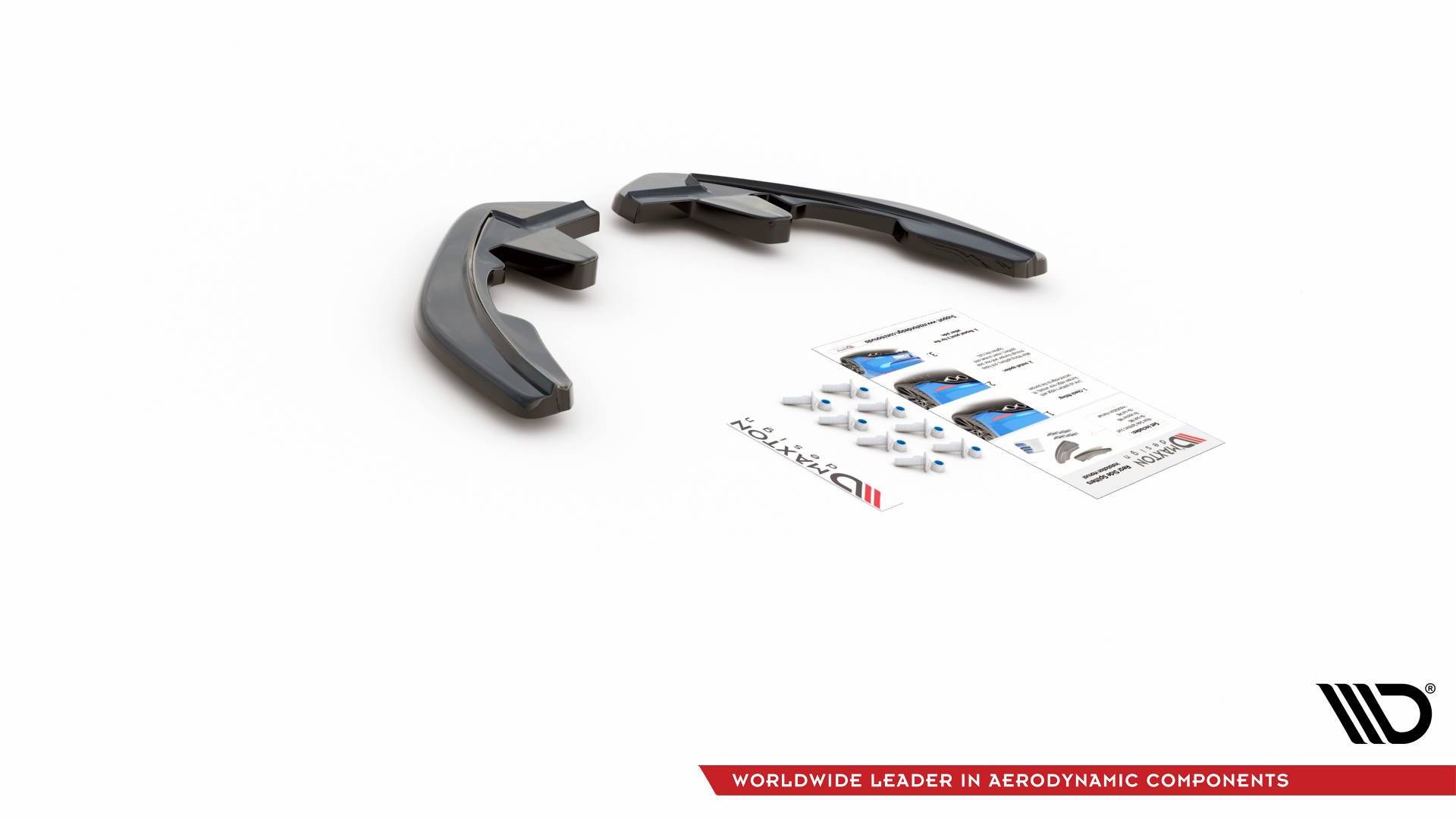 Rear Side Splitters Renault Megane MK4 Gt-line (2016-) - 8