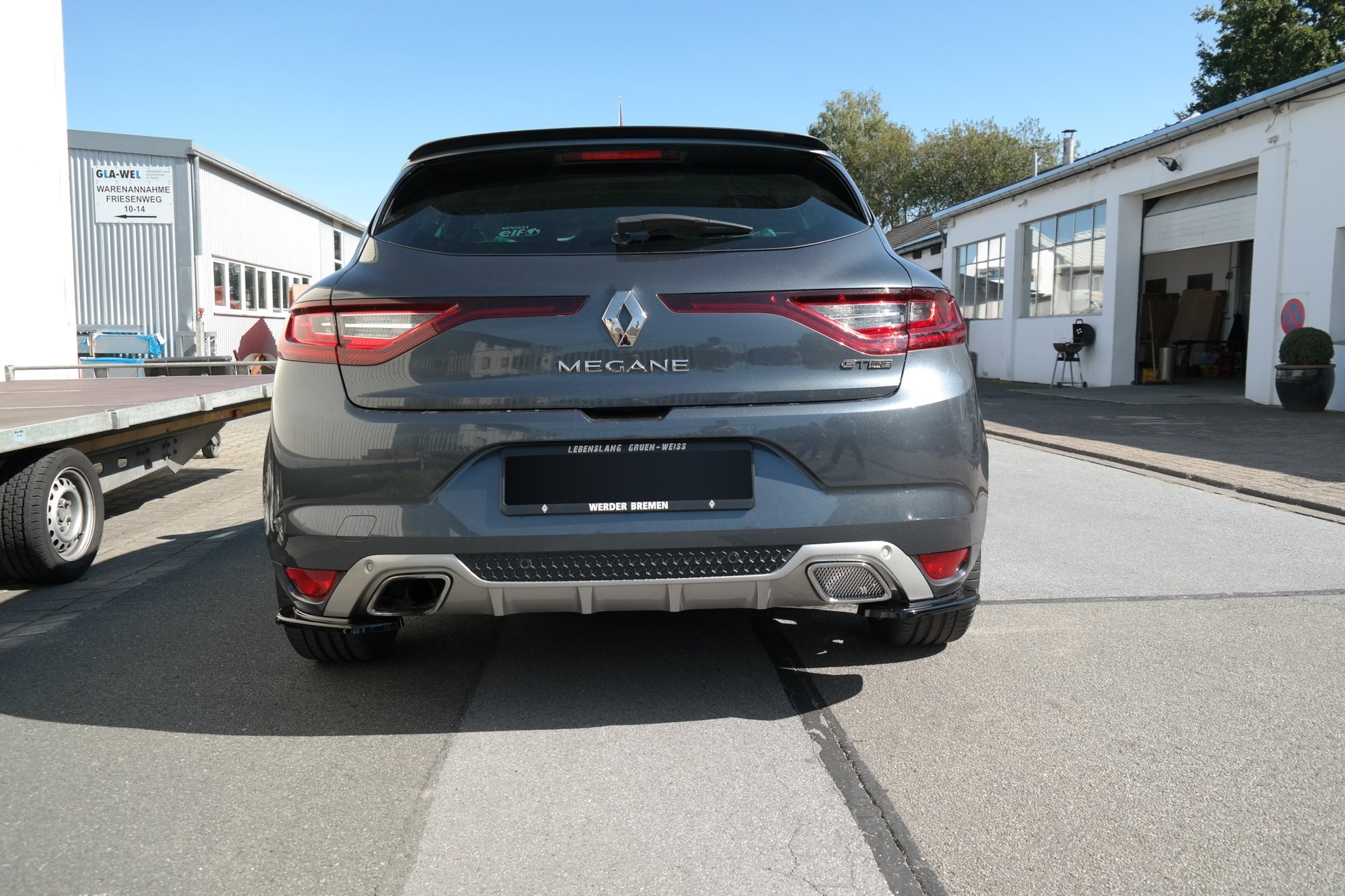 Rear Side Splitters Renault Megane MK4 Gt-line (2016-) - 5