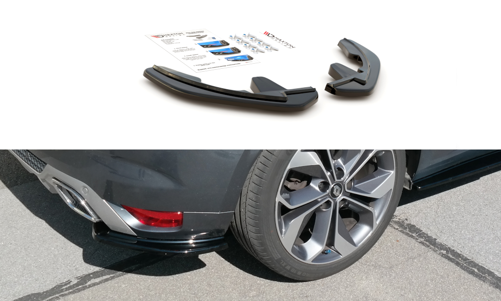 Rear Side Splitters Renault Megane MK4 Gt-line (2016-)