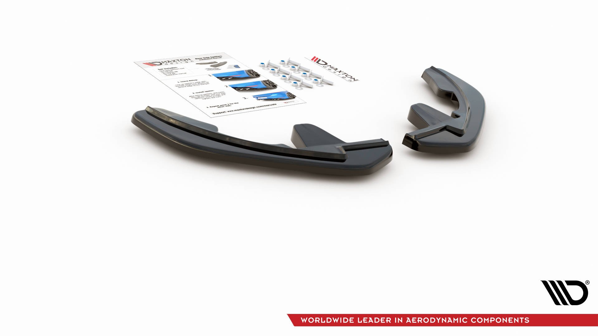Rear Side Splitters Renault Megane MK4 Gt-line (2016-) - 7