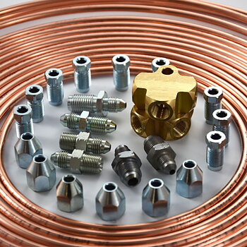COMPLETE HANDBRAKE, FITTINGS AND COPPER PIPE PACKAGE