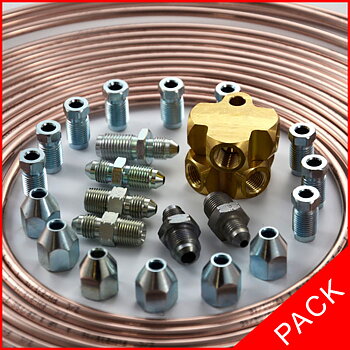 COMPLETE HANDBRAKE, FITTINGS AND CUPRONICKEL PIPE PACKAGE