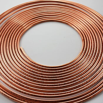 COPPER BRAKE PIPE DIAMETER 4.75MM (10M ROLL)