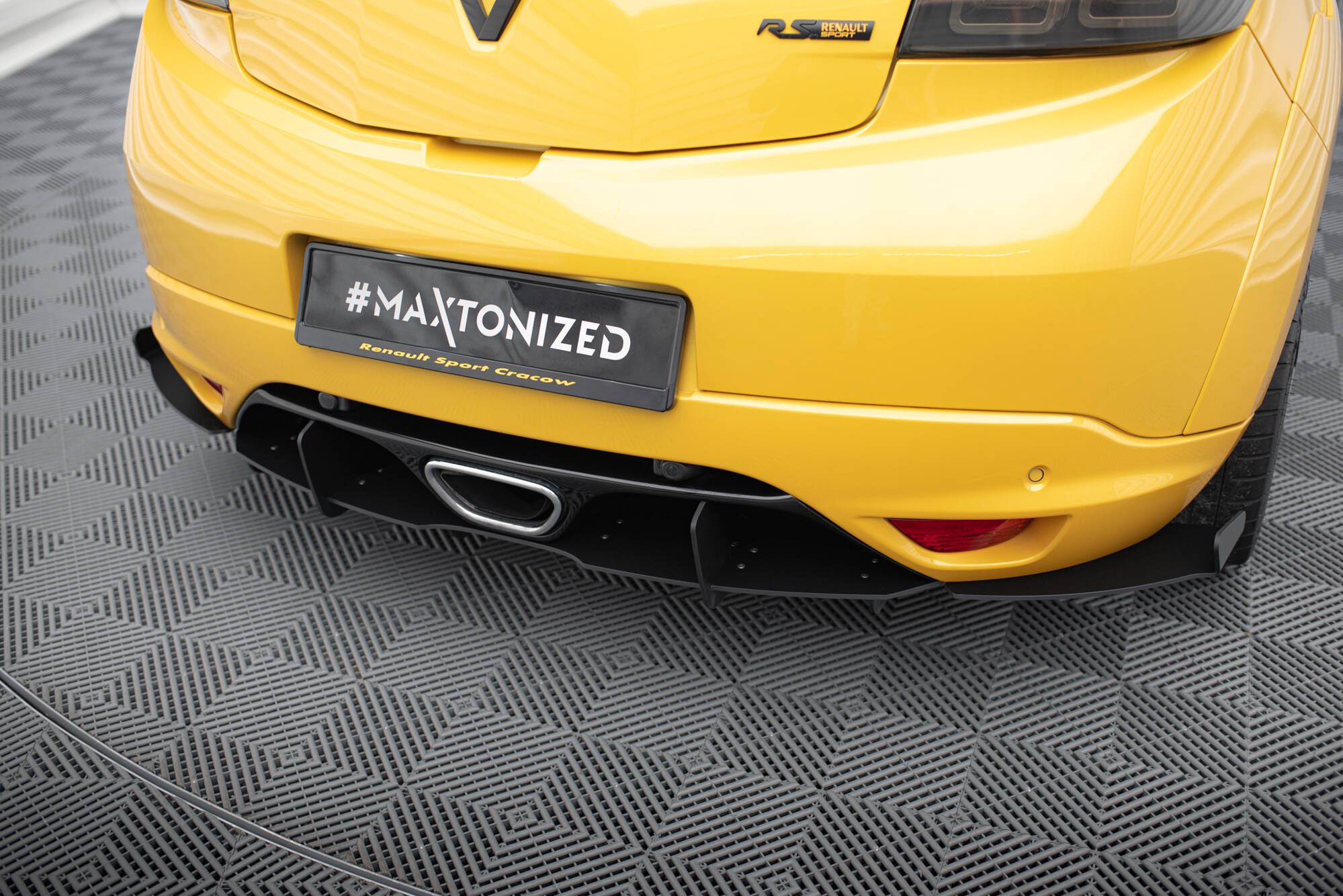Rear Side Splitters Renault Megane Mk3 RS - 4