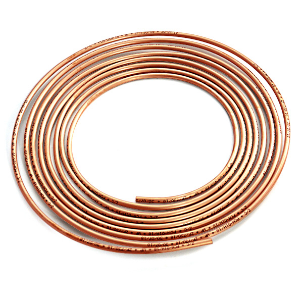 COPPER BRAKE PIPE DIAMETER 4.75MM (5M ROLL)