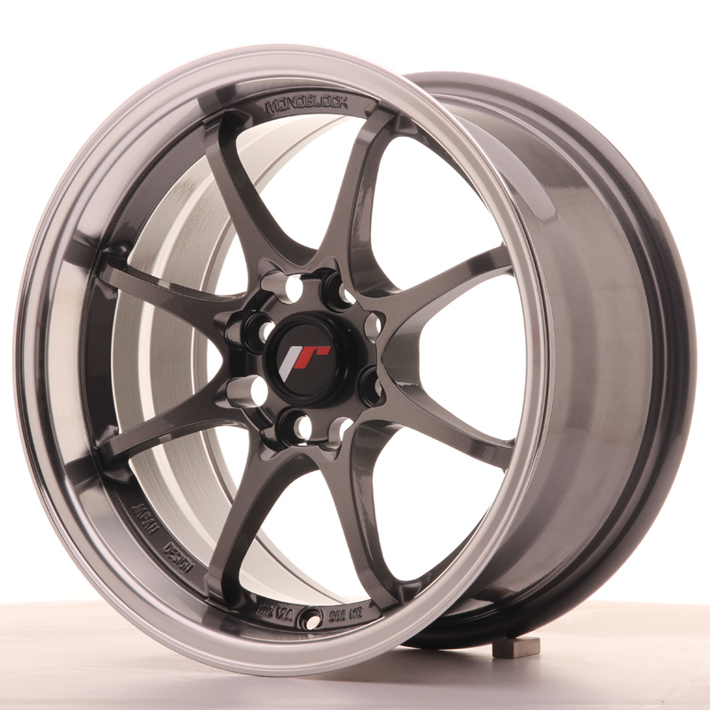 JAPAN RACING JR5 15X8 ET28 4X100 GUN METAL