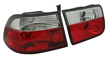 HONDA CIVIC 96-00 2D RED/CLEAR G4 TAILLIGHTS