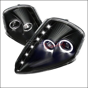 MITSUBISHI ECLIPSE 00-05 BLACK ANGELEYE PROJECTOR G6 HEADLIG