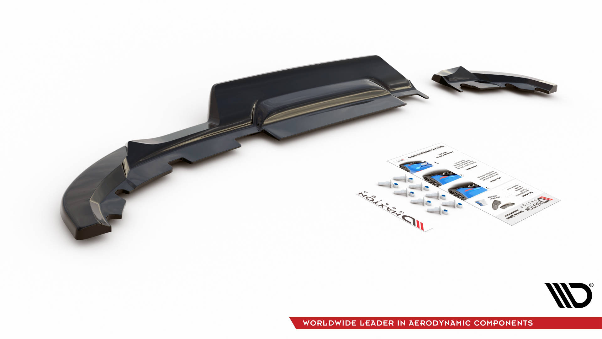 Central Rear Splitter (Vertical Bars) Renault CLIO Mk5 (2019-) - 6