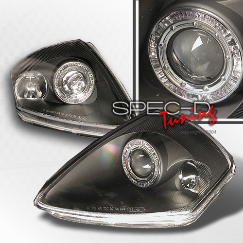 MITSUBISHI ECLIPSE 00-05 PROJECTOR HEADLIGHTS BLACK [KS]