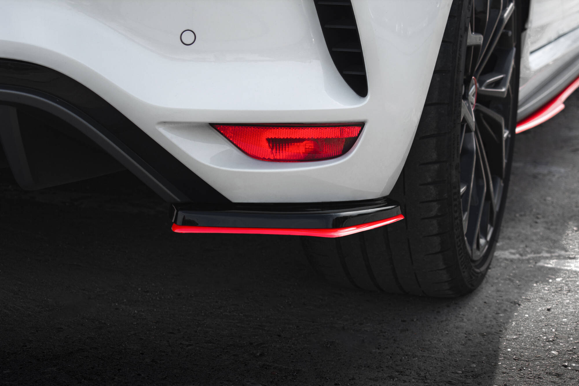 Rear Side Splitters V.2 Renault Megane RS Mk4 - 4