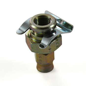 CLIP FEMALE CONCAVE BULKHEAD FITTING FOR HOSE - DASH 3 - M 10X100