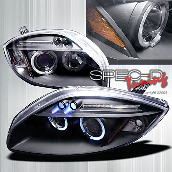 MITSUBISHI ECLIPSE 06-07 HEADLIGHTS LED BLACK [SR]