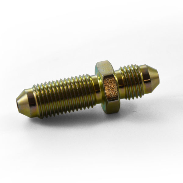 MALE/MALE STEEL BULKHEAD 3/8X24
