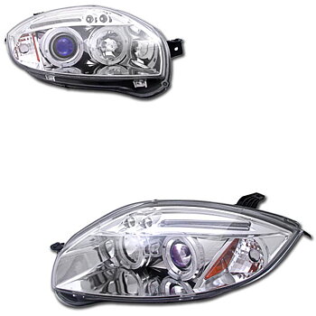 MITSUBISHI ECLIPSE 06-07 HEADLIGHTS LED CHROME [SR]