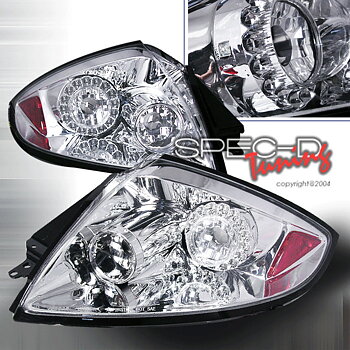 MITSUBISHI ECLIPSE 06-07 LED TAILLIGHTS CHROME [SR]
