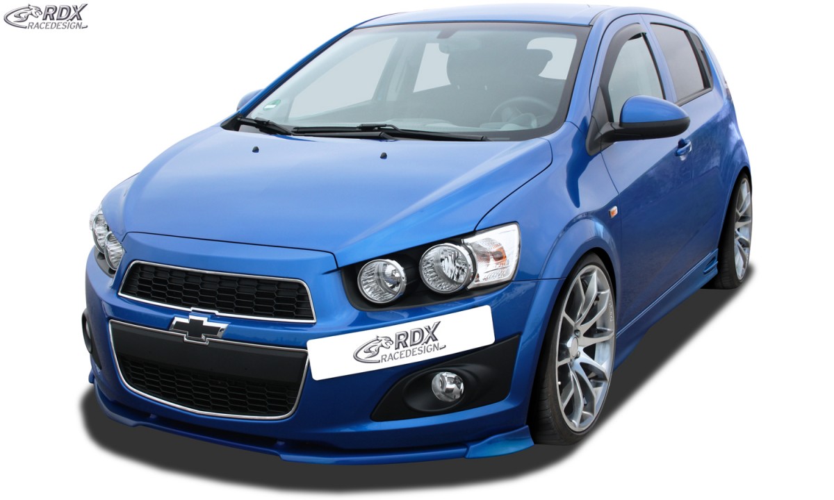 FRONT SPOILER VARIO-X CHEVROLET AVEO (T300) FRONT LIP SPLITTER - 2
