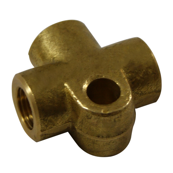 3 WAYS FEMALE 10X100 CONCAVE T FITTING - 2