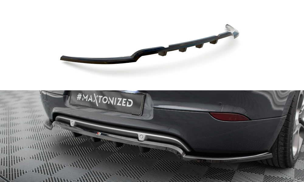 Central Rear Splitter (Vertical Bars) Renault Megane GT Mk3 Facelift