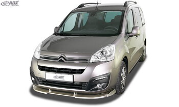 FRONT SPOILER VARIO-X CITROEN BERLINGO 2015-2018 (TYPE 7) / PEUGEOT PARTNER 2015-2018 (TYPE 7) FRONT LIP SPLITTER